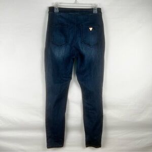 GUESS Jeans Womens Size 30 Blue Denim Cotton Pockets High Rise Jegging Crop